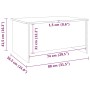 Couchtisch aus braunem Eichensperrholz, 80 x 55,5 x 41,5 cm von vidaXL, Couchtisch - Ref: Foro24-819271, Preis: 46,48 €, Raba...