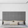 Wandpaneele 12 Stück Kunstleder grau 30x30 cm 1,08 m² von vidaXL, Wandverkleidung - Ref: Foro24-343977, Preis: 32,51 €, Rabat...