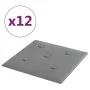 Wandpaneele 12 Stück Kunstleder grau 30x30 cm 1,08 m² von vidaXL, Wandverkleidung - Ref: Foro24-343977, Preis: 32,36 €, Rabat...