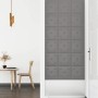 Wandpaneele 12 Stück Kunstleder grau 30x30 cm 1,08 m² von vidaXL, Wandverkleidung - Ref: Foro24-343977, Preis: 32,51 €, Rabat...