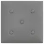 Wandpaneele 12 Stück Kunstleder grau 30x30 cm 1,08 m² von vidaXL, Wandverkleidung - Ref: Foro24-343977, Preis: 32,36 €, Rabat...