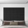 Wall panels 12 pcs black synthetic leather 30x15 cm 0.54 m² by vidaXL, Wall covering - Ref: Foro24-343967, Price: 19,86 €, Di...