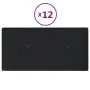 Wall panels 12 pcs black synthetic leather 30x15 cm 0.54 m² by vidaXL, Wall covering - Ref: Foro24-343967, Price: 19,86 €, Di...