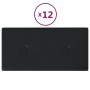 Wandpaneele 12 Stück schwarzes Kunstleder 30x15 cm 0,54 m² von vidaXL, Wandverkleidung - Ref: Foro24-343967, Preis: 20,05 €, ...