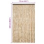 Cortina mosquitera chenilla beige 118x220 cm