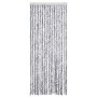 Cortina mosquitera plateada chenilla 56x200 cm