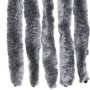 Cortina mosquitera plateada chenilla 90x200 cm