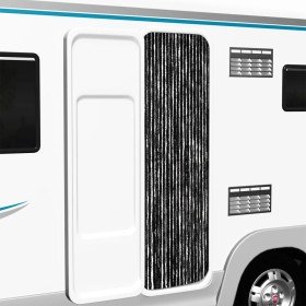 Cortina mosquitera gris antracita chenilla 56x200 cm Cortina mosquitera gris antracita chenilla 56x200 cm