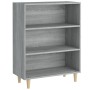 Aparador de madera contrachapada gris Sonoma 69,5x32,5x90 cm de vidaXL, Aparadores - Ref: Foro24-817376, Precio: 51,74 €, Des...