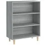 Aparador de madera contrachapada gris Sonoma 69,5x32,5x90 cm de vidaXL, Aparadores - Ref: Foro24-817376, Precio: 51,33 €, Des...