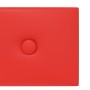 Wandpaneele 12 Stück rotes Kunstleder 90x15 cm 1,62 m² von vidaXL, Wandverkleidung - Ref: Foro24-343997, Preis: 37,20 €, Raba...