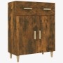 Anrichte aus geräuchertem Eichensperrholz 69,5x34x89 cm von vidaXL, Sideboards - Ref: Foro24-817357, Preis: 68,27 €, Rabatt: %