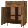 Anrichte aus geräuchertem Eichensperrholz 69,5x34x89 cm von vidaXL, Sideboards - Ref: Foro24-817357, Preis: 68,27 €, Rabatt: %
