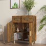 Anrichte aus geräuchertem Eichensperrholz 69,5x34x89 cm von vidaXL, Sideboards - Ref: Foro24-817357, Preis: 68,27 €, Rabatt: %