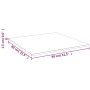 Square light brown oak wood table top 80x80x1.5 cm by vidaXL, Table tops - Ref: Foro24-343004, Price: 87,52 €, Discount: %