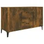 Smoked oak engineered wood sideboard 100x36x60 cm by vidaXL, Sideboards - Ref: Foro24-817468, Price: 83,42 €, Discount: %