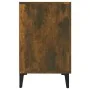 Sideboard aus geräuchertem Eichenholzwerkstoff, 100 x 36 x 60 cm von vidaXL, Sideboards - Ref: Foro24-817468, Preis: 83,42 €,...