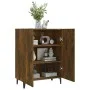 Sideboard aus geräuchertem Eichensperrholz, 70 x 34 x 90 cm von vidaXL, Sideboards - Ref: Foro24-817330, Preis: 69,08 €, Raba...