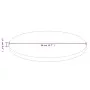 Round dark brown oak wood table top Ø40x1.5cm by vidaXL, Table tops - Ref: Foro24-342966, Price: 30,67 €, Discount: %
