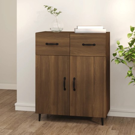 Engineered wood brown oak sideboard 69.5x34x90 cm by vidaXL, Sideboards - Ref: Foro24-817362, Price: 71,90 €, Discount: %