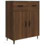 Engineered wood brown oak sideboard 69.5x34x90 cm by vidaXL, Sideboards - Ref: Foro24-817362, Price: 71,90 €, Discount: %