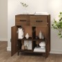 Engineered wood brown oak sideboard 69.5x34x90 cm by vidaXL, Sideboards - Ref: Foro24-817362, Price: 71,90 €, Discount: %