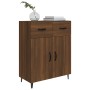 Aparador de madera de ingeniería marrón roble 69,5x34x90 cm de vidaXL, Aparadores - Ref: Foro24-817362, Precio: 71,83 €