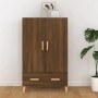 Tall oak brown plywood sideboard 70x31x115 cm by vidaXL, Sideboards - Ref: Foro24-817473, Price: 85,73 €, Discount: %