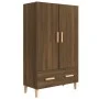 Aparador alto de madera contrachapada marrón roble 70x31x115 cm de vidaXL, Aparadores - Ref: Foro24-817473, Precio: 84,69 €, ...