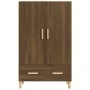 Aparador alto de madera contrachapada marrón roble 70x31x115 cm de vidaXL, Aparadores - Ref: Foro24-817473, Precio: 84,69 €, ...