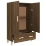 Aparador alto de madera contrachapada marrón roble 70x31x115 cm de vidaXL, Aparadores - Ref: Foro24-817473, Precio: 84,69 €, ...