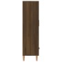 Tall oak brown plywood sideboard 70x31x115 cm by vidaXL, Sideboards - Ref: Foro24-817473, Price: 85,73 €, Discount: %