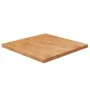 Tablero de mesa cuadrada madera roble marrón claro 80x80x4 cm de vidaXL, Tableros para mesas - Ref: Foro24-343062, Precio: 14...