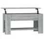 Sonoma-Couchtisch aus grauem Sperrholz, 101 x 49 x 52 cm von vidaXL, Couchtisch - Ref: Foro24-819273, Preis: 92,57 €, Rabatt: %