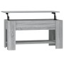 Sonoma gray plywood coffee table 101x49x52 cm by vidaXL, Coffee table - Ref: Foro24-819273, Price: 94,00 €, Discount: %