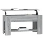 Sonoma-Couchtisch aus grauem Sperrholz, 101 x 49 x 52 cm von vidaXL, Couchtisch - Ref: Foro24-819273, Preis: 92,57 €, Rabatt: %
