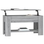 Sonoma gray plywood coffee table 101x49x52 cm by vidaXL, Coffee table - Ref: Foro24-819273, Price: 94,00 €, Discount: %