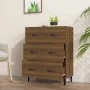 Sideboard aus eichenbraunem Holzwerkstoff, 69,5 x 34 x 90 cm von vidaXL, Sideboards - Ref: Foro24-817350, Preis: 78,50 €, Rab...