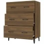 Sideboard aus eichenbraunem Holzwerkstoff, 69,5 x 34 x 90 cm von vidaXL, Sideboards - Ref: Foro24-817350, Preis: 78,50 €, Rab...