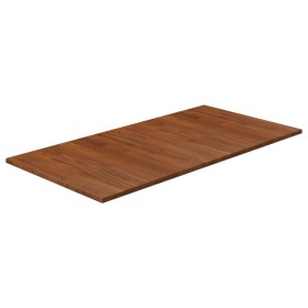 Dark brown treated solid wood bathroom countertop 100x50x1.5 cm by vidaXL, Countertops - Ref: Foro24-343025, Price: 75,18 €, ...