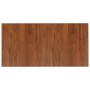 Badezimmerarbeitsplatte aus dunkelbraun behandeltem Massivholz, 100 x 50 x 1,5 cm von vidaXL, Arbeitsplatten - Ref: Foro24-34...