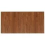 Encimera baño madera maciza tratada marrón oscuro 100x50x1,5 cm de vidaXL, Encimeras - Ref: Foro24-343025, Precio: 73,48 €, D...