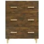 Aparador madera contrachapada color roble ahumado 70x34x90 cm de vidaXL, Aparadores - Ref: Foro24-817345, Precio: 70,85 €, De...