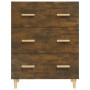 Sideboard aus geräuchertem Eichensperrholz, 70 x 34 x 90 cm von vidaXL, Sideboards - Ref: Foro24-817345, Preis: 82,34 €, Raba...