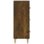 Smoked oak plywood sideboard 70x34x90 cm by vidaXL, Sideboards - Ref: Foro24-817345, Price: 70,85 €, Discount: %