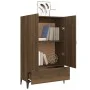 Aparador alto de madera contrachapada marrón roble 70x31x115 cm de vidaXL, Aparadores - Ref: Foro24-817476, Precio: 79,34 €, ...