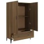 Aparador alto de madera contrachapada marrón roble 70x31x115 cm de vidaXL, Aparadores - Ref: Foro24-817476, Precio: 79,34 €, ...