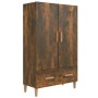 Aparador madera contrachapada roble ahumado 70x31x115 cm de vidaXL, Aparadores - Ref: Foro24-817471, Precio: 78,05 €, Descuen...