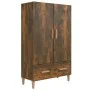 Aparador madera contrachapada roble ahumado 70x31x115 cm de vidaXL, Aparadores - Ref: Foro24-817471, Precio: 77,38 €, Descuen...