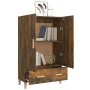 Sideboard aus geräuchertem Eichensperrholz, 70 x 31 x 115 cm von vidaXL, Sideboards - Ref: Foro24-817471, Preis: 77,22 €, Rab...